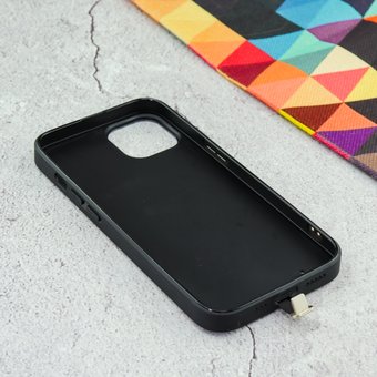  Чехол для iPhone 13 BEARBRICK флуоресентный рисунок чёрный 