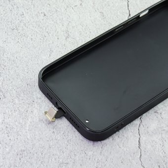  Чехол для iPhone 13 BEARBRICK флуоресентный рисунок чёрный 