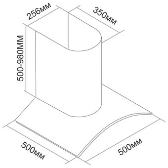  Вытяжка Darina Roof 604 X 