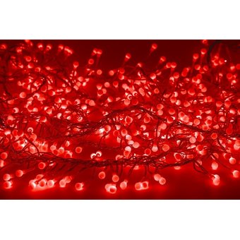  Гирлянда Neon-Night 303-612 Мишура 6 м прозрачный ПВХ 576 диодов цвет красный 