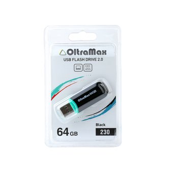  USB-флешка USB OLTRAMAX OM-64GB-230-черный 