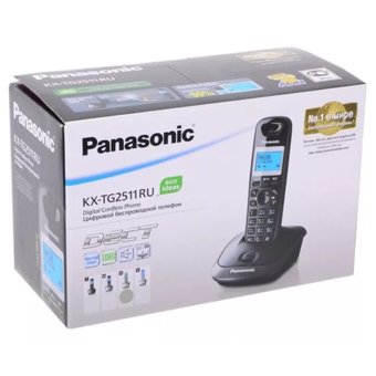  Телефоны цифровые PANASONIC KX-TG2511RUM 