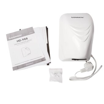  Сушилка для рук Sonnen HD-988 604189 850Вт/белая 