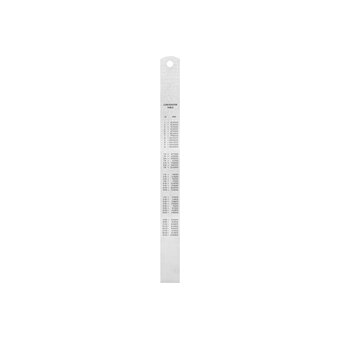  Линейка стальная Deli DL8030Y 300мм 