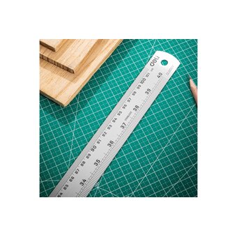  Линейка стальная Deli DL8100Y 1000мм 
