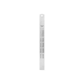  Линейка стальная Deli DL8020Y 200мм 
