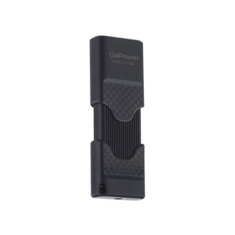  USB-флешка GoPower Slider 00-00025961 4GB USB2.0 пластик черный 