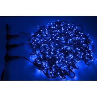  Гирлянда Neon-Night 323-303 LED ClipLight 24V 3 нити по 20 м свечение с динамикой цвет диодов Синий 