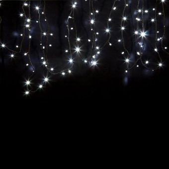  Гирлянда Neon-Night 315-525 Дюраплей LED 20 м 200 LED черный каучук мерцающий Flashing (каждый 5-й диод) свечение белое 