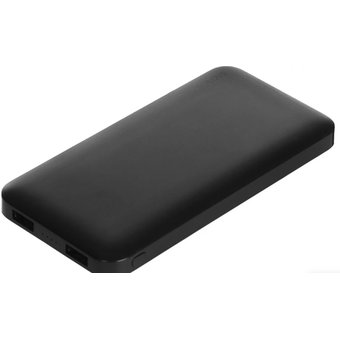  Аккумулятор внешний Xiaomi Solove 10000mAh Type-C с 2xUSB выходом, кожаный чехол (001M+ Black), черный 