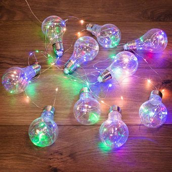  Гирлянда Neon-Night 303-079 Ретро-лампы 3 м Мультиколор 