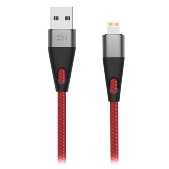  Кабель USB/Lightning Xiaomi ZMI MFi 100см 3A 18W PD Материал оплетки нейлон/кевлар (AL806) красный 