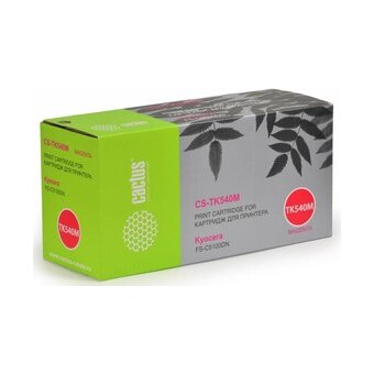  Картридж лазерный Cactus CS-TK540M пурпурный 4000стр для Kyocera FS-C5100DN 