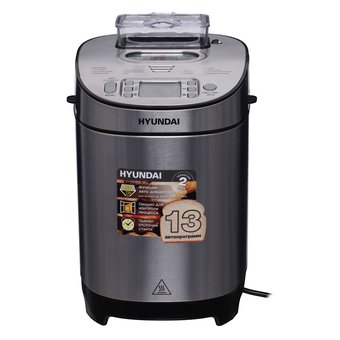  Хлебопечь Hyundai HYBM-M0313G серебристый/черный 