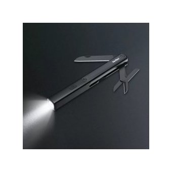  Фонарик с мультитулом Xiaomi (Mi) Nextool N1RUS, TypeC (нож + ножницы) рус.версия, черный 