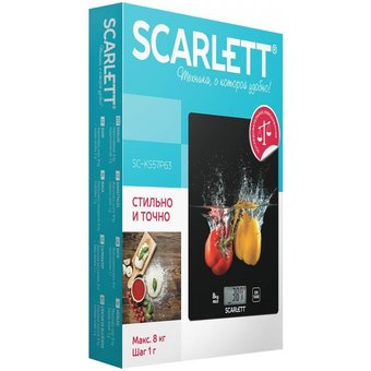  Весы кухонные Scarlett SC-KS57P63 рисунок 