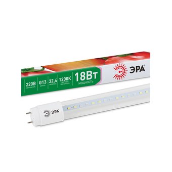  Фитолампа для растений Эра Б0042987 FITO-18W-Ra90-Т8-G13-NL 