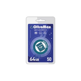  USB-флешка USB OLTRAMAX OM-64GB-50-Dark Cyan 2.0 