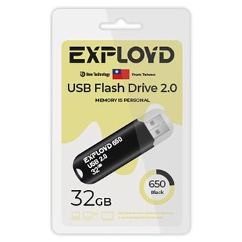  USB-флешка USB EXPLOYD EX-32GB-650-Black 