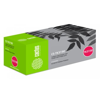  Тонер Картридж Cactus CS-TK3190 черный (25000стр.) для Kyocera Ecosys P3055dn/P3060dn 