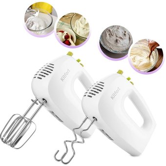  Миксер Kitfort КТ-3071-2 белый/салатовый 