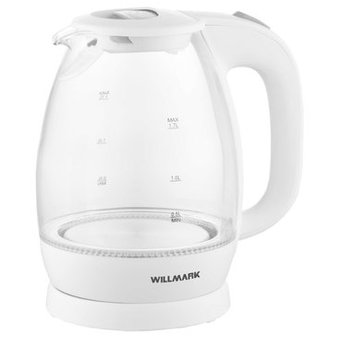  Чайник WILLMARK WEK-1705GW белый 