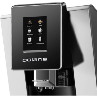  Кофемашина Polaris PACM 2060AC черный/серебристый 