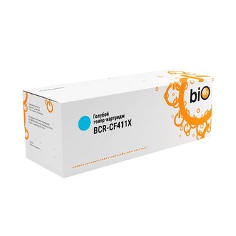 Картридж Bion CF411X Тонер-картридж для HP Color Laserjet Pro M452(dw/dn/nw), MFP M477(fdn/fnw/dw) (5000 стр) Голубой 
