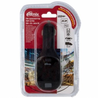  Автомобильный FM-модулятор RITMIX FMT-A705 