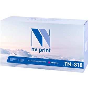  Тонер-картридж совместимый NVPrint NV-TN-318M Konica Minolta TN-318 пурпурный для bizhub C20 (8000k) 
