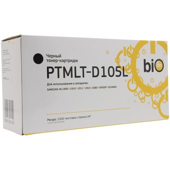  Картридж Bion MLT-D105L / PTMLT-D105L для Samsung ML-1910/1915/2525/2580;SCX-4600/4623/SF-650,2500 стр 