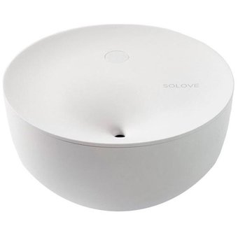  Увлажнитель настольный ультразвуковой с подсветкой Xiaomi (Mi) Solove 500мл для площади помещения 30-40 кв.м. (H1 White) рус, белый 