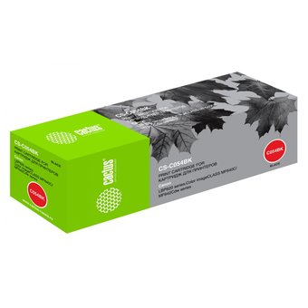  Картридж лазерный Cactus CS-C054BK черный (1500стр.) для Canon LBP 621Cw/ 623Cdw/641Cw/643Cdw 