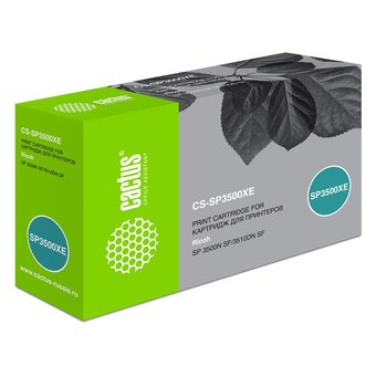  Картридж лазерный Cactus CS-SP3500XE черный (6400стр.) для Ricoh SP3500NSF/3510DN SF 