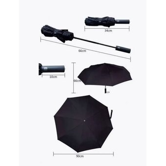  Зонт NINETYGO Oversized Portable Umbrella (Automatic Version) Black 90 