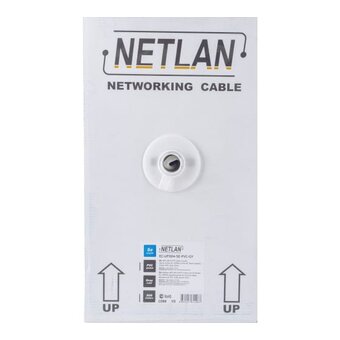  Витая пара NETLAN EC-UF004-5E-PVC-GY серый 