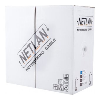  Витая пара NETLAN EC-UF004-5E-PVC-GY серый 