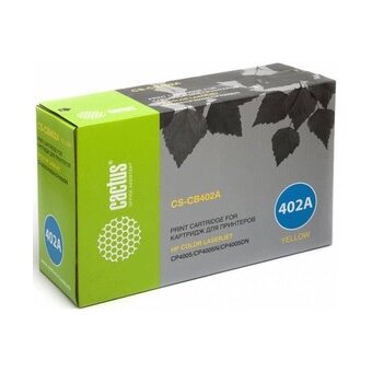  Картридж лазерный Cactus CS-CB402AR CB402A желтый 7500стр для HP CLJ CP4005/CP4005DN/CP4005N 