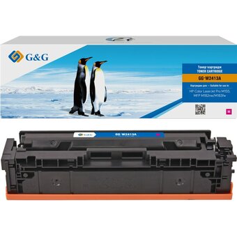  Картридж лазерный G&G GG-W2413A пурпурный 850стр для HP Color LaserJet Pro M155 MFP M182nw/M183fw 