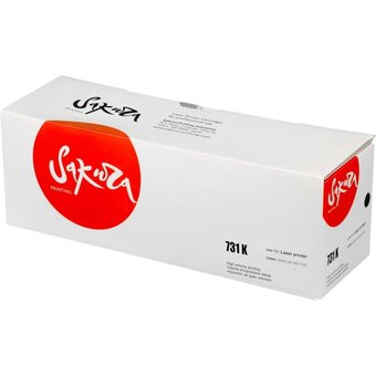  Картридж Sakura SA731BK для Canon i-sensys LBP7100C/7110C, черный, 1 400 к. 