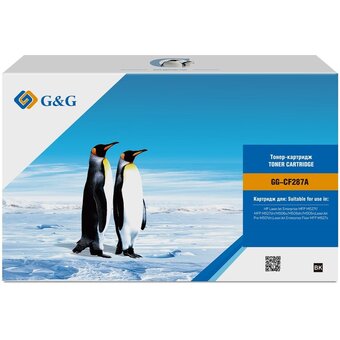  Картридж лазерный G&G GG-CF287A черный 9000стр для HP LJ M506dn/M506n/M506x 