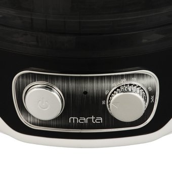  Сушилка для овощей и фруктов MARTA MFD-208PS темный обсидиан 
