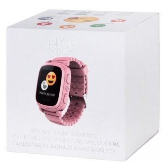  Детские часы-телефон Elari KidPhone 2 розовый 
