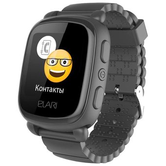  Детские часы-телефон Elari KidPhone 2 чёрный 