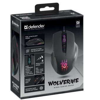  Мышь DEFENDER Wolverine GM-700L 52700 