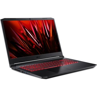  Ноутбук Acer Nitro 5 AN517-54-58SX NH.QF7ER.004 i5 11400H/8Gb/512Gb SSD/17.3" IPS FHD/3060 6Gb/DOS/black 