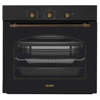  Духовой шкаф Simfer B6EL18017 чёрный 