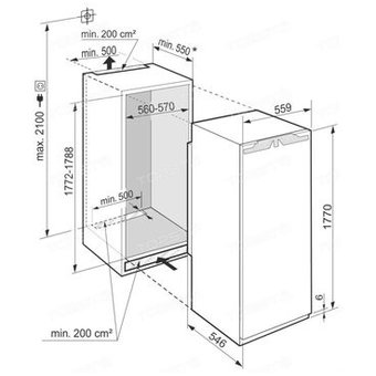  Встраиваемый холодильник LIEBHERR IRDE 5121-20 001 