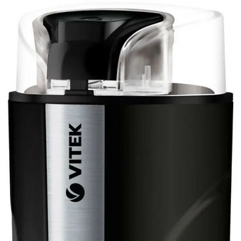  Кофемолка Vitek VT-8366MC черный/серебро 