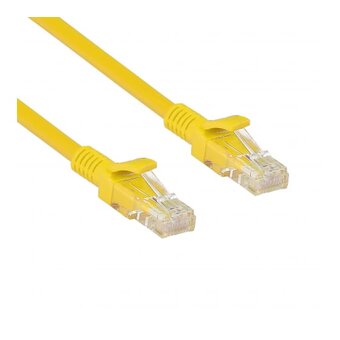  Патч-корд Exegate UTP-RJ45-RJ45-5e-1M-YL (EX258671RUS-50) 1 м, желтый, 50 шт. 